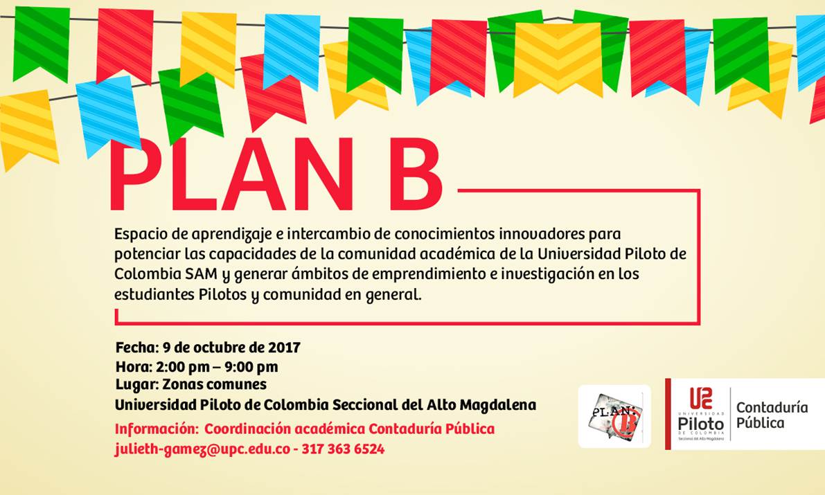 Plan B - Universidad Piloto De Colombia