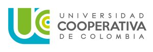 el logo de la universidad cooperativa de colombia a color y horizontal