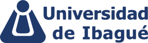 El logo de la universidad de ibague, a color y en versión horizontal