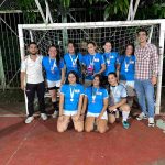 Una foto del equipo de futbol sala femenino en la copa amistad UCundinamarca 2024