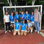 Una foto del equipo de futbol sala femenino en la copa amistad UCundinamarca 2024